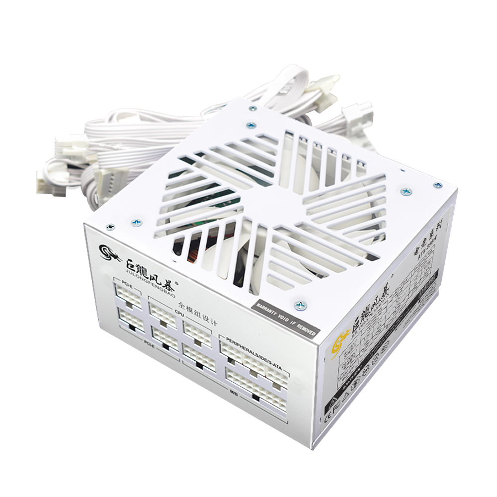 JULONGFENGBAO 110-240 فولت لعب - مراجعة 1000W White Modular Power Supply وسعره
